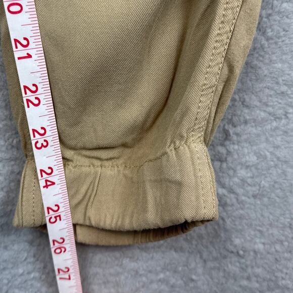 Denim & Supply Ralph Lauren Women's Viscose Cargo Pants Tan Size M Utility Style - Picture 5 of 8